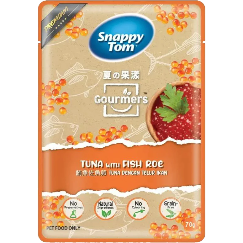 Pate SNAPPY TOM Vị Trái Cây Cho Mèo [Gói 70g]
