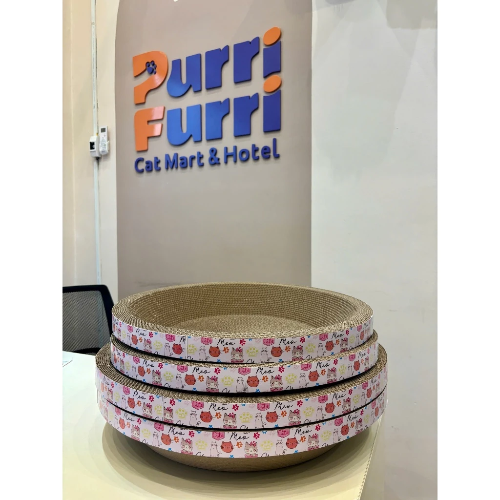 Ổ Mèo Cào Móng Carton, Bàn Cào Móng Hình Tròn