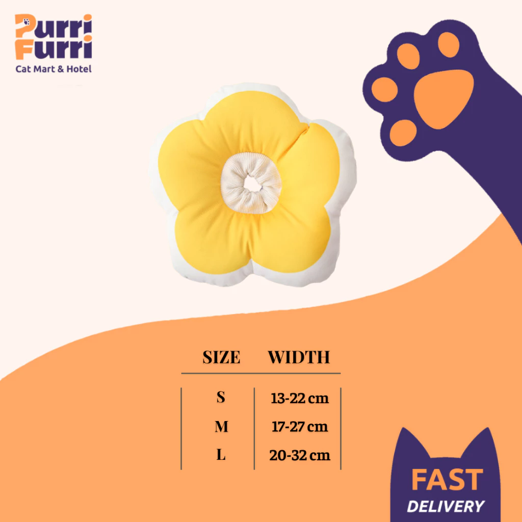 Gối Chống Liếm Cho Thú Cưng Hình Bông Hoa