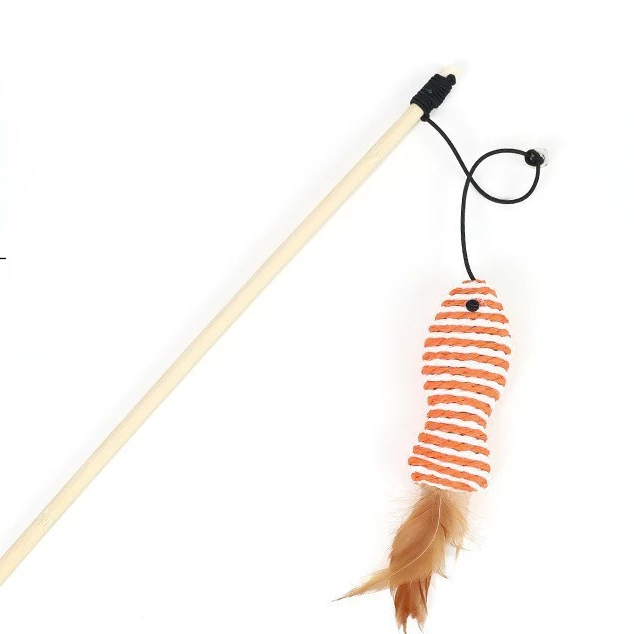 Cần Câu Lông Vũ Bằng Gỗ