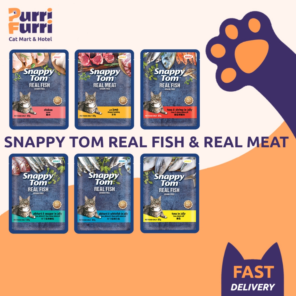 Snappy Tom Real Meat & Real Fish
