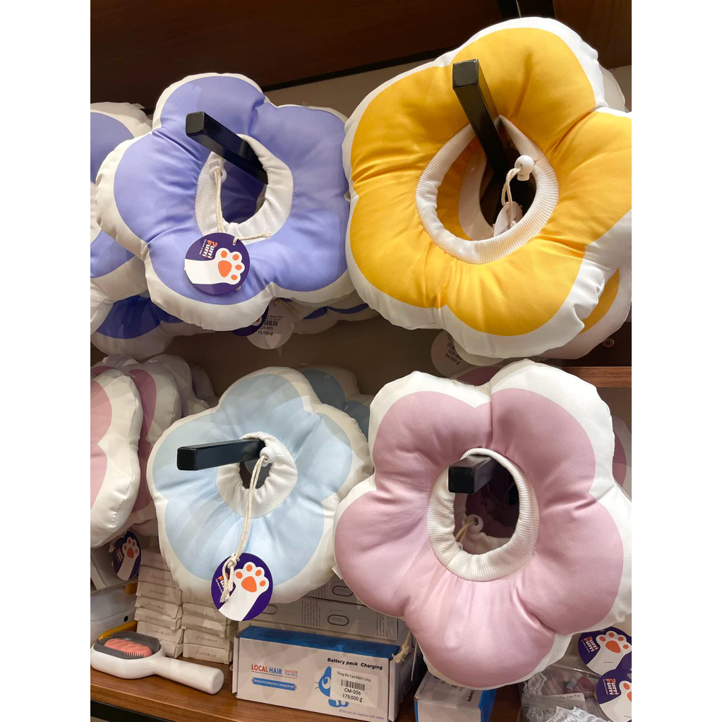 Gối Chống Liếm Cho Thú Cưng Hình Bông Hoa