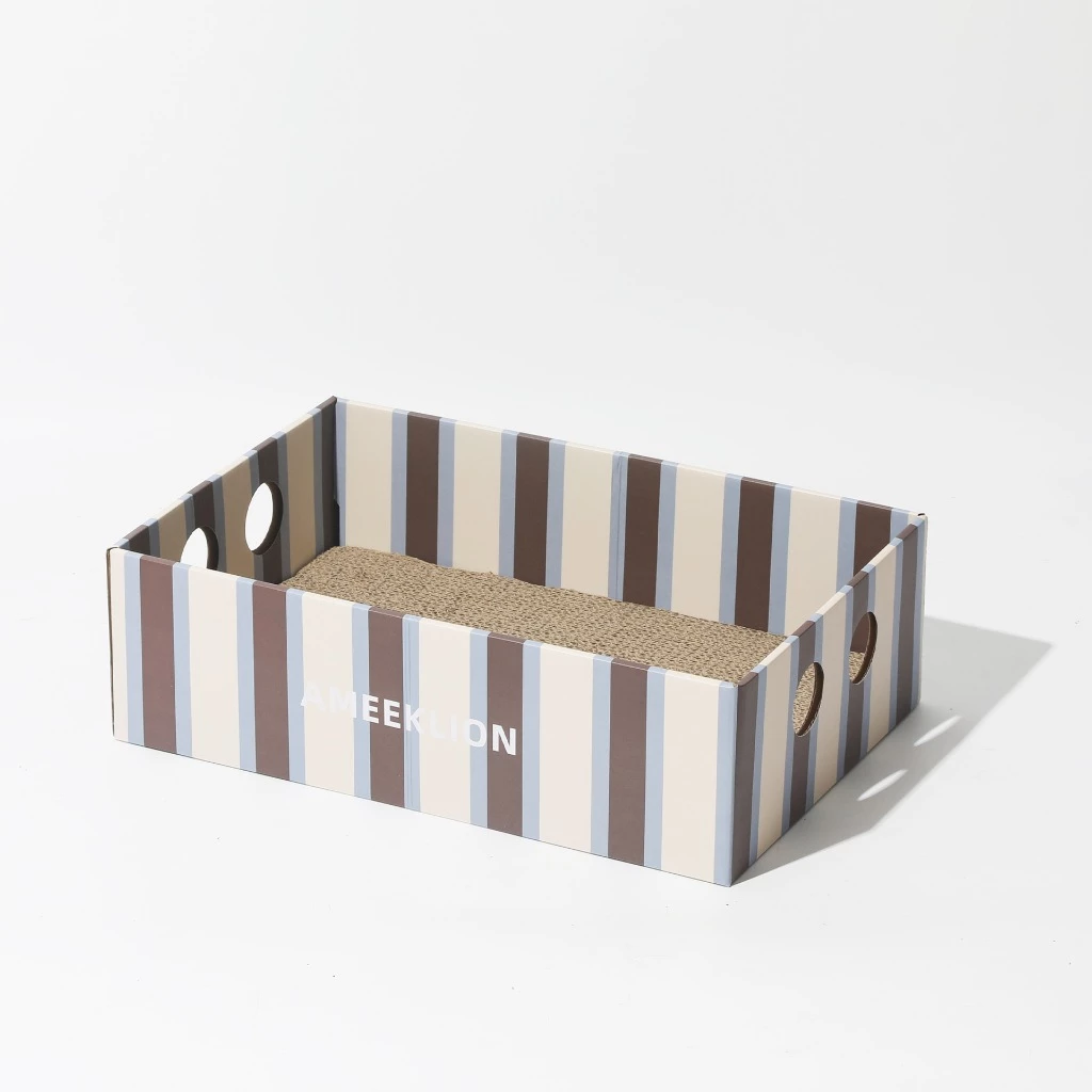 Hộp Cào Móng Cho Mèo, Ổ Cào Móng Carton, Bàn Cào Cao Cấp Hoạ Tiết Dễ Thương