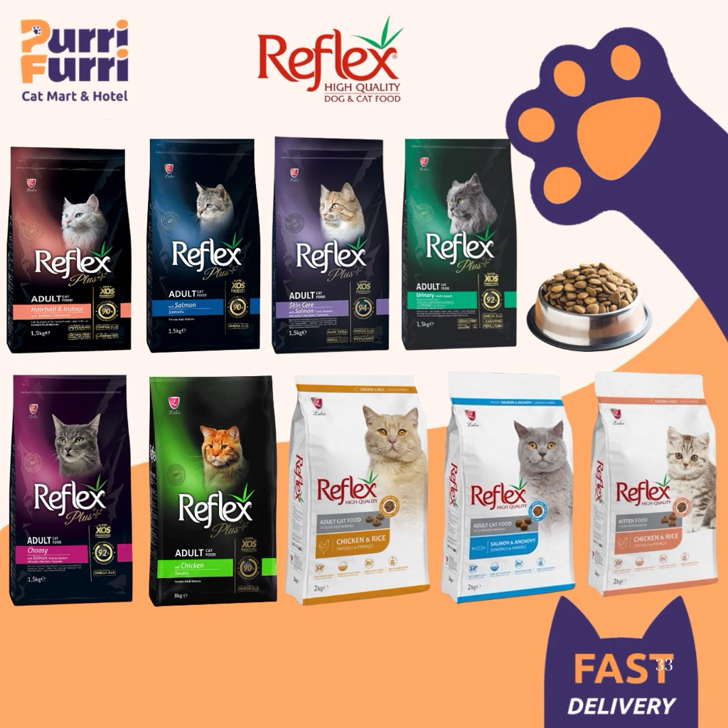 Hạt Mèo REFLEX Plus/Adult/Kitten