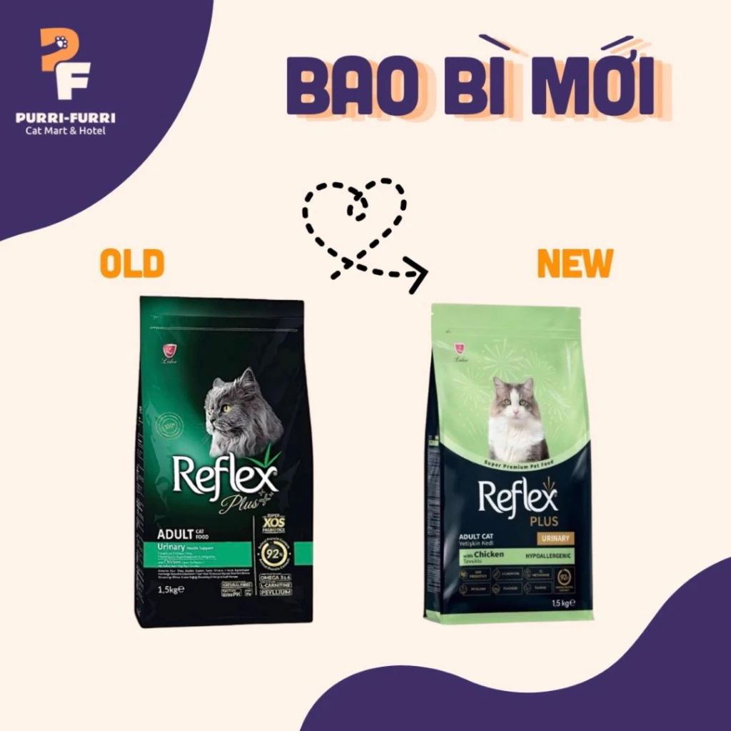 Hạt Mèo REFLEX Plus/Adult/Kitten