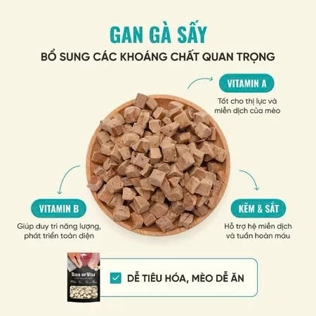 Thịt Cá Sấy Khô BITE OF WILD Cho Chó Mèo