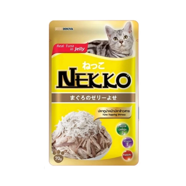 Pate Cho Mèo NEKKO Jelly/Gravy/Kitten Mousse, Creamy,... [Gói 70g]