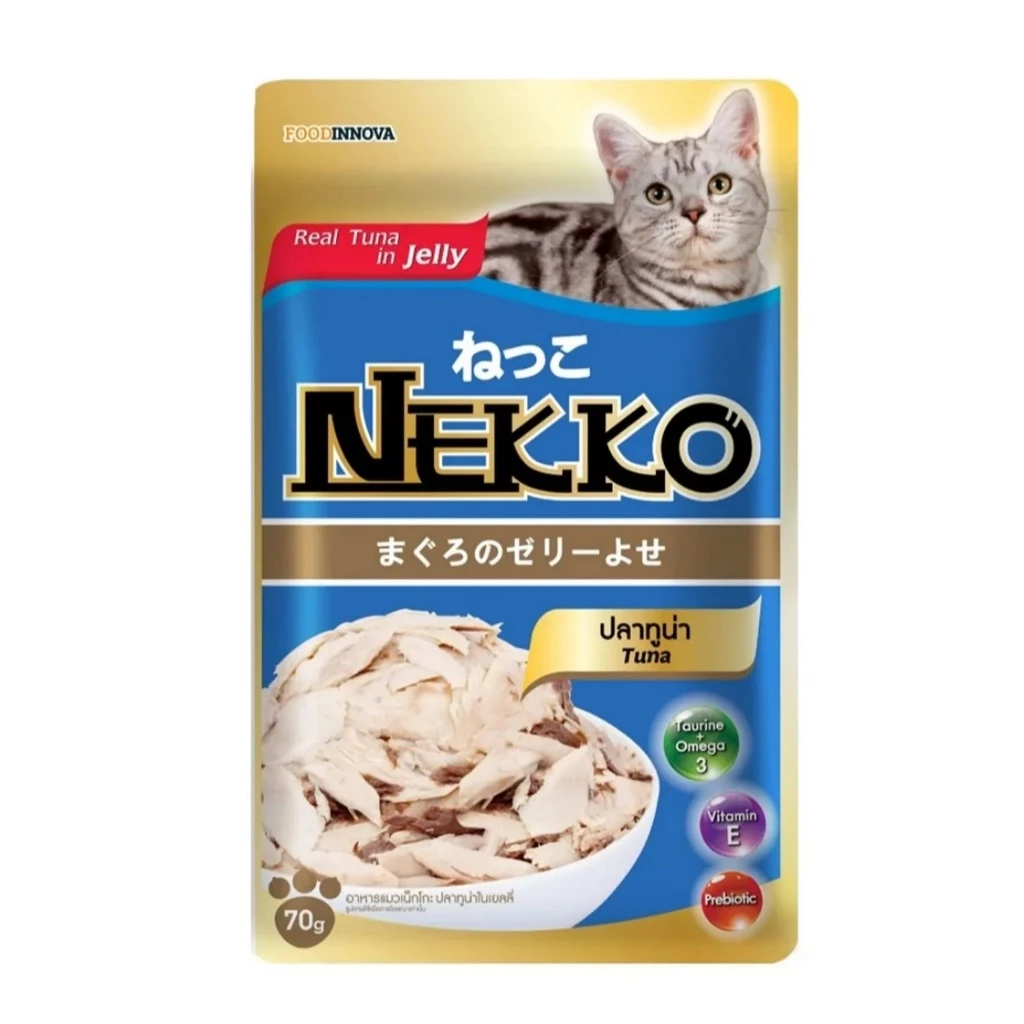 Pate Cho Mèo NEKKO Jelly/Gravy/Kitten Mousse, Creamy,... [Gói 70g]