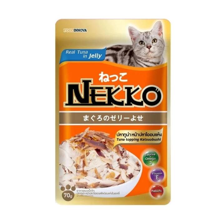 Pate Cho Mèo NEKKO Jelly/Gravy/Kitten Mousse, Creamy,... [Gói 70g]