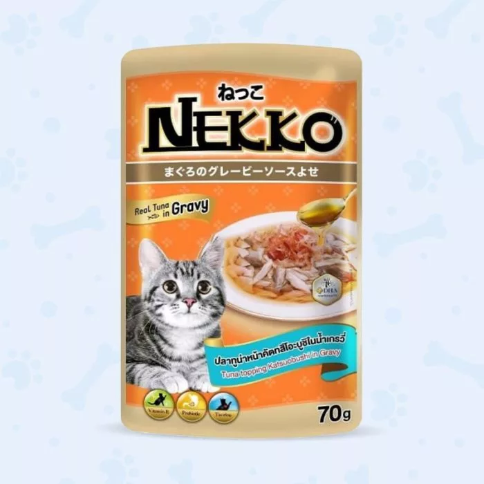 Pate Cho Mèo NEKKO Jelly/Gravy/Kitten Mousse, Creamy,... [Gói 70g]