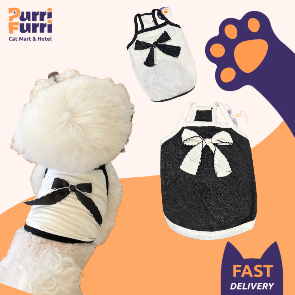 Áo Thun 2 Dây Thoáng Mát Cho Thú Cưng, Áo Thun Mùa Hè Cho Chó Mèo