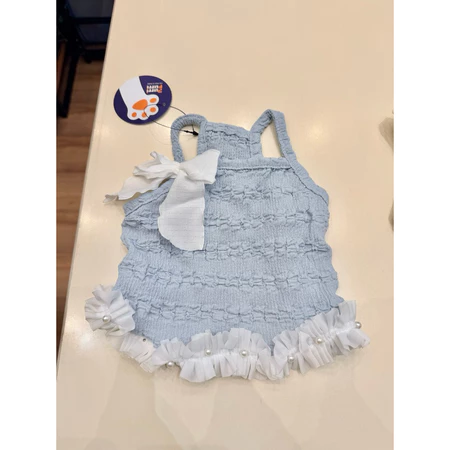 Áo Thun 2 Dây Thoáng Mát Cho Thú Cưng, Áo Thun Mùa Hè Cho Chó Mèo