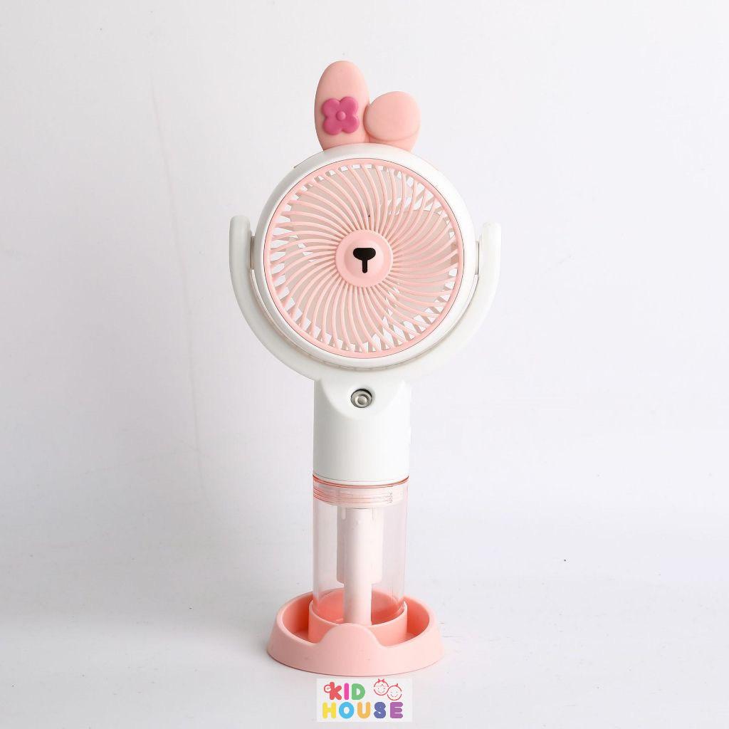 Quạt cầm tay mini capybara, kuromi, quạt sạc công nghệ cao turbo màn led, Quạt quạt tích điện để bàn nhỏ gọn