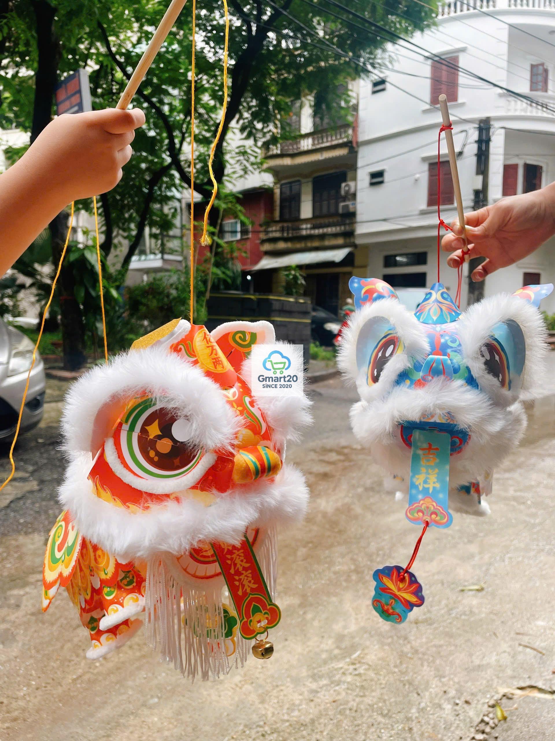 Đèn lồng múa lân phát sáng, đèn trung thu sư tử