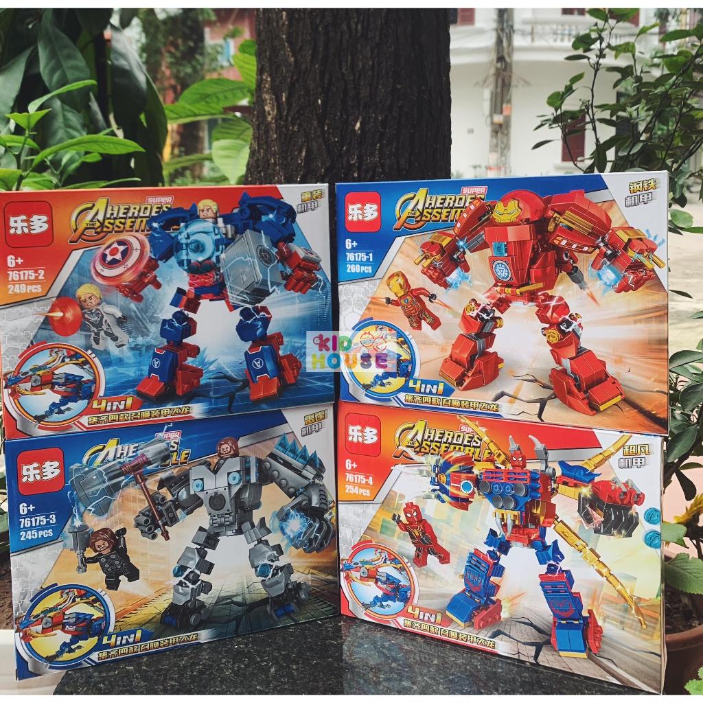 Bộ xếp hình ninja rồng huyền thoại, siêu anh hùng, đồ chơi lắp ghép siêu nhân, xếp hình ninja nhiều kích cỡ cho bé