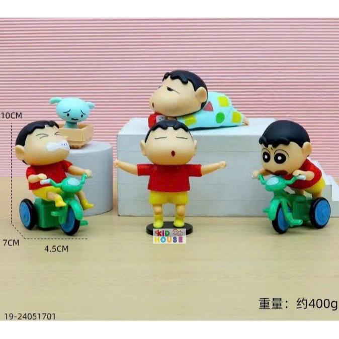 (Không cót) Blindbox shin cậu bé bút chì, đồ chơi mô hình nhân vật cậu bé bút chì trưng bày