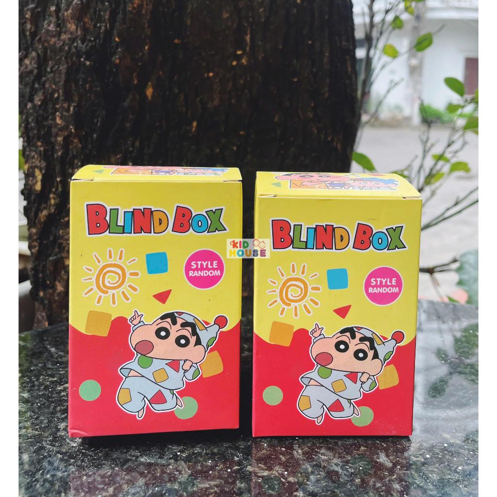 (Không cót) Blindbox shin cậu bé bút chì, đồ chơi mô hình nhân vật cậu bé bút chì trưng bày