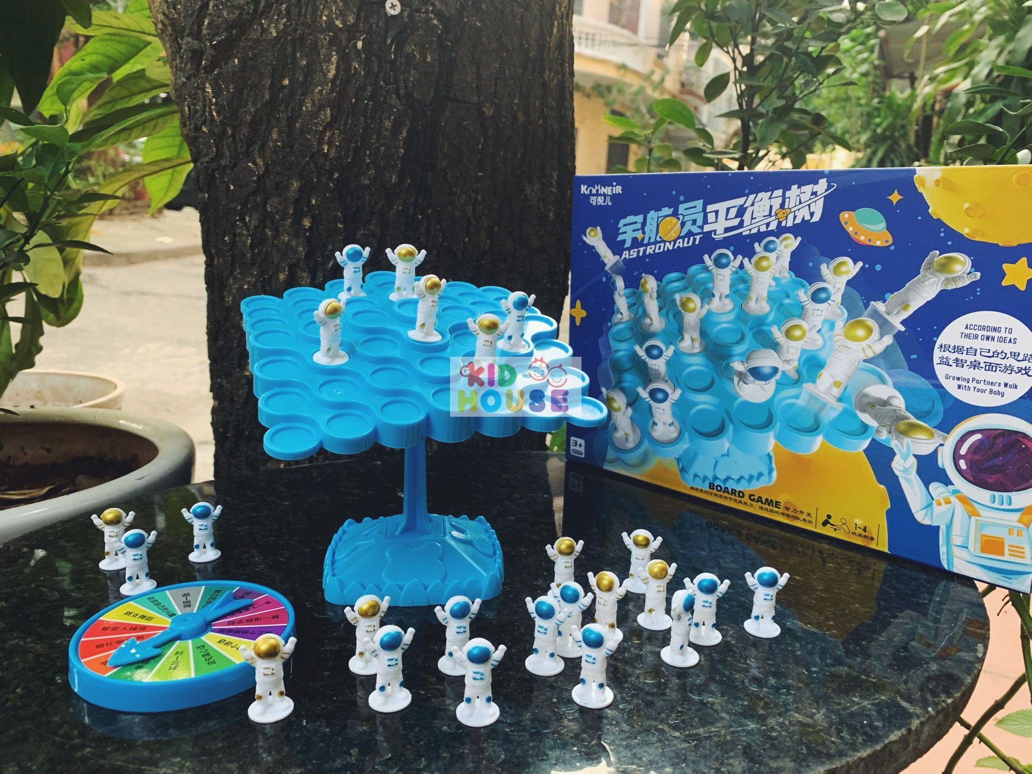 Bộ đồ chơi board game kuromi cân bằng, phi hành gia cân bằng 48 -50 con, trò chơi 50 ếch cân bằng vui nhộn cho bé