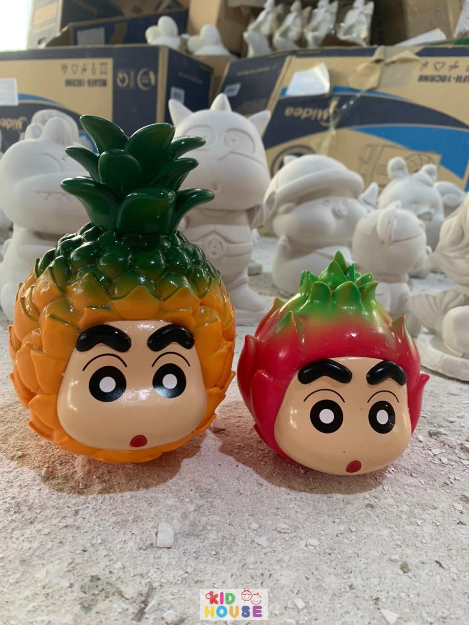 (Size to 16-23cm) Tượng thạch cao bé ba, labubu, kuromi, capybara, công chúa, siêu nhân, Set tô tượng kèm màu và bút vẽ