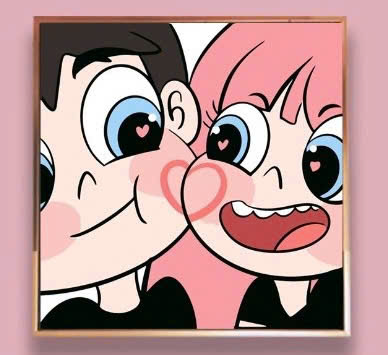 Tranh tô màu số hóa đã căng khung kèm màu, cọ size 20x20, tranh số hóa hoạt hình, bé ba, phong cảnh, loopy, cappy bara