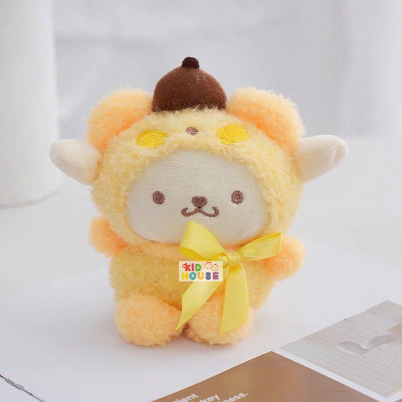 Móc khóa gấu bông kuromi, capybara, babythree xinh xắn treo balo túi xách, móc khóa nhân vật dễ thương