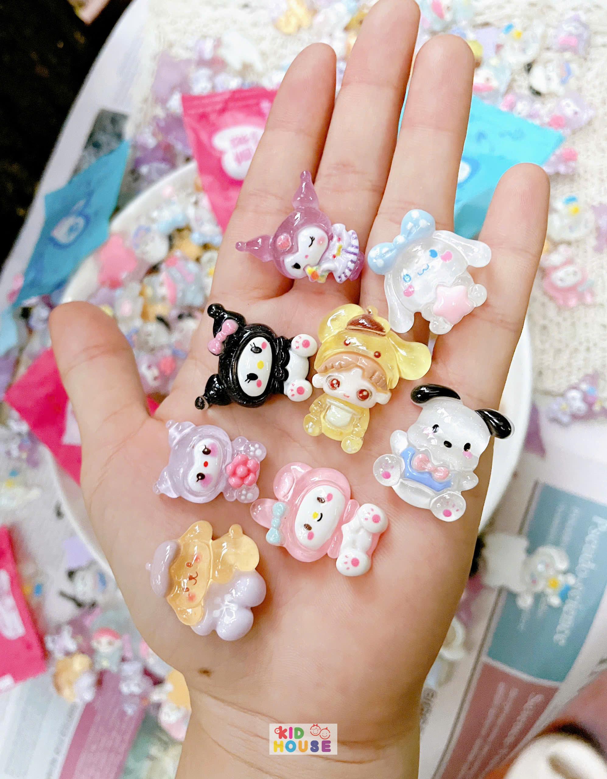 (Set 20-50) Túi mù test nhân phẩm, túi mù bóc quà bí mật kuromi, hoạt hình mini, túi quà bất ngờ blind bag