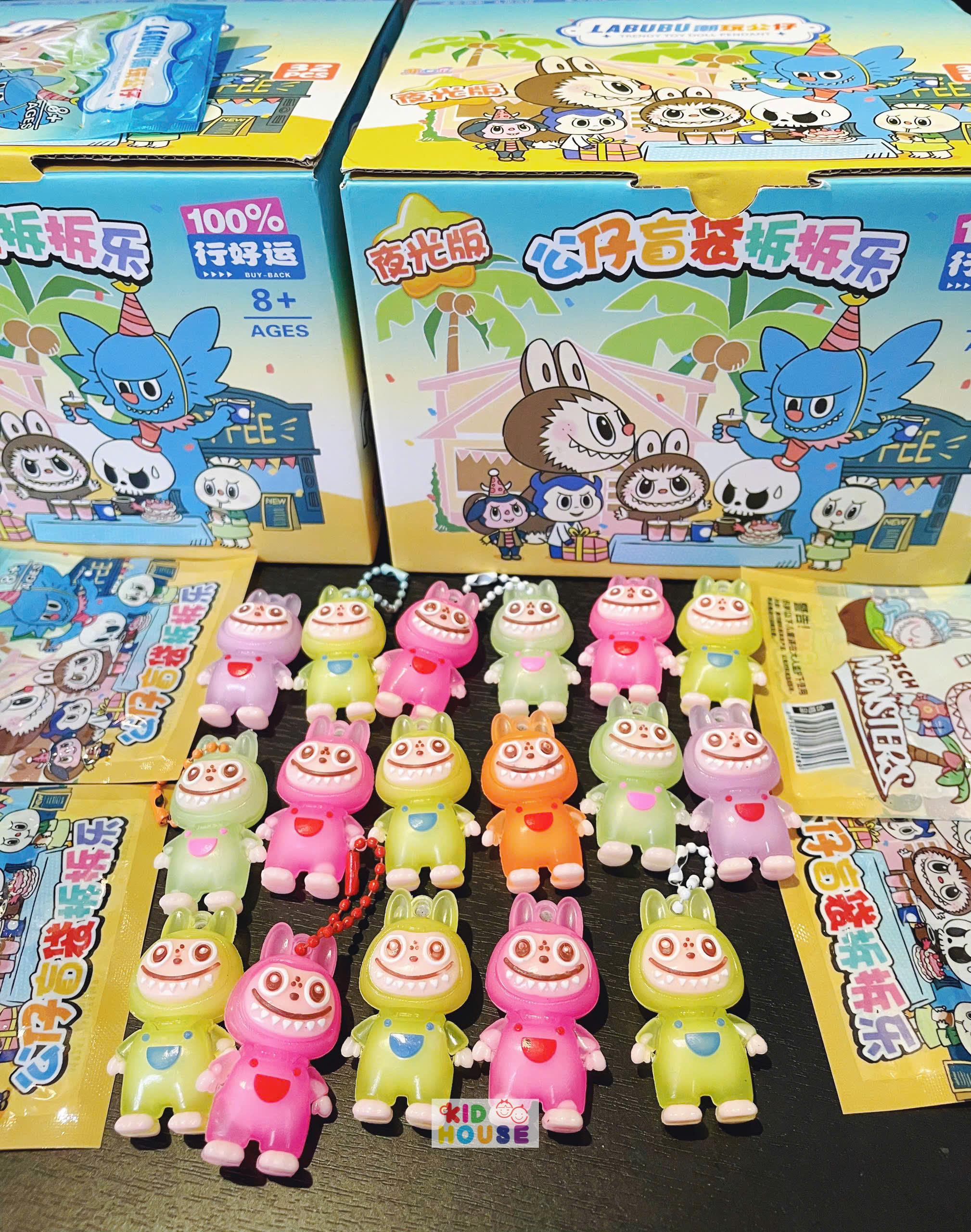 (Size 3,5-4cm) Hộp 32 túi mù kuromi, capybara, labubu dễ thương cho bé, túi mù theo chủ đề có thể tái sử dụng nhiều lần