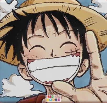 Tranh tô màu số hóa đã căng khung kèm màu, cọ size 20x20, tranh số hóa hoạt hình, bé ba, phong cảnh, loopy, cappy bara