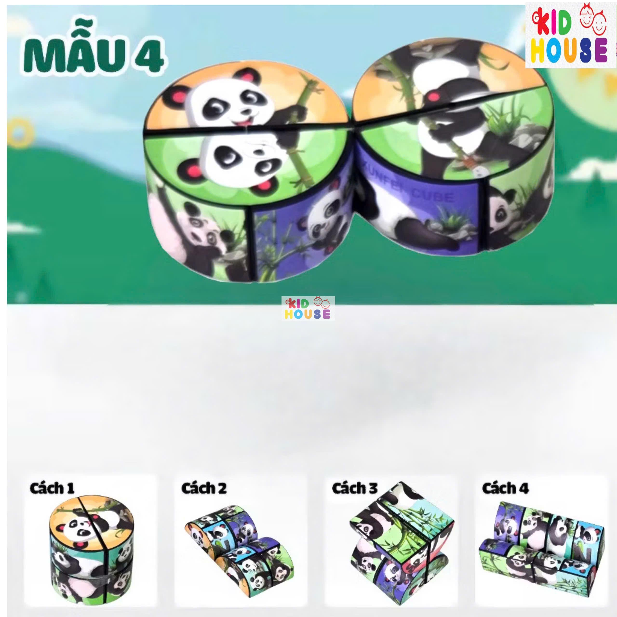 Khối rubik 3D magic cube biến thể, Đồ chơi rubik biến thể 3D thay đổi hình dạng độc đáo phát triển trí sáng tạo cho trẻ