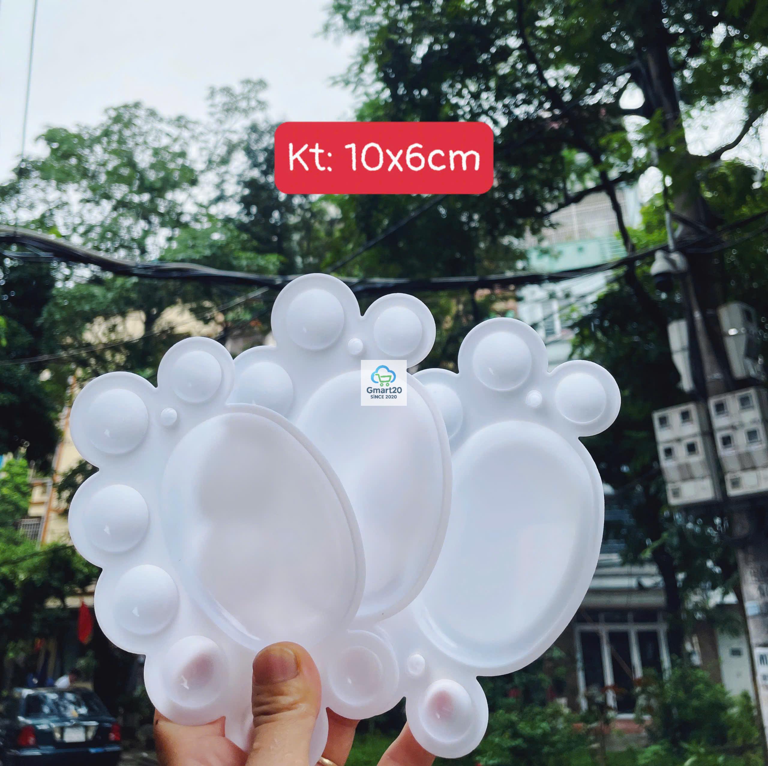 Vỉ màu nước acrylic kèm cọ, bộ dây màu nước 6 màu, 12 màu sắc nét, khay pha màu, cọ vẽ tô tượng