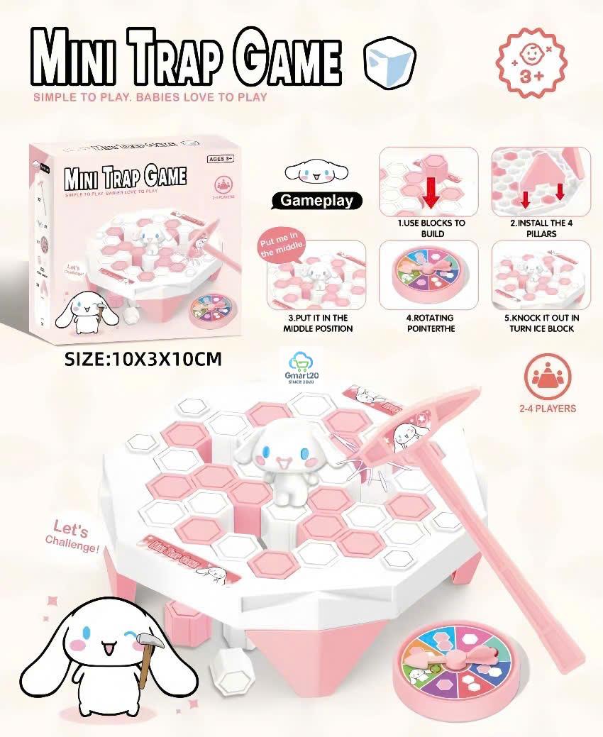 Trò chơi phá băng chim cánh cụt, bộ đập băng giải cứu chim cánh cụt, ếch, phá tường giải cứu kuromi