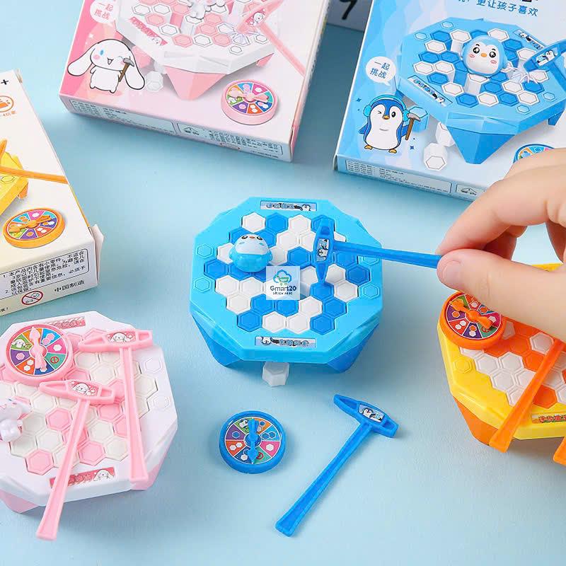 Trò chơi phá băng chim cánh cụt, bộ đập băng giải cứu chim cánh cụt, ếch, phá tường giải cứu kuromi