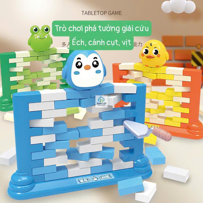 Trò chơi phá băng chim cánh cụt, bộ đập băng giải cứu chim cánh cụt, ếch, phá tường giải cứu kuromi