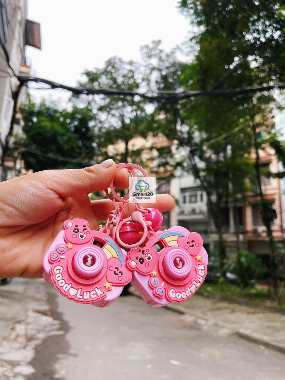 Móc khóa máy ảnh đồ chơi mini, chiếu hình các nhân vật hoạt hình sanrio, capybara, đồ chơi máy ảnh chiếu hình cute