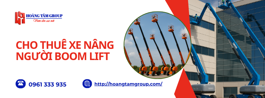 Thuê xe nâng người Boomlift