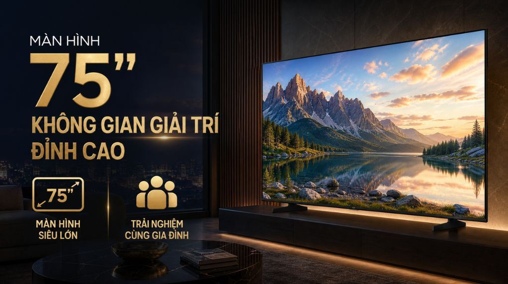 Smart TV Crystal UHD AI 4K Samsung UA75U8500HKXXV (75 inch)