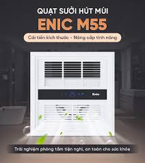 Quạt sưởi hút mùi âm trần Enic M55