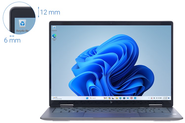 Máy tính xách tay HP Envy X360 14-fc0084TU U7-155U/ AI/ 32G/ 1T/ 14"T 2.8K/ Pen/ Win11_Bạc_ A19BTPA