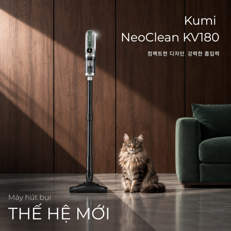 Máy hút bụi cầm tay không dây Kumi NeoClean KV180