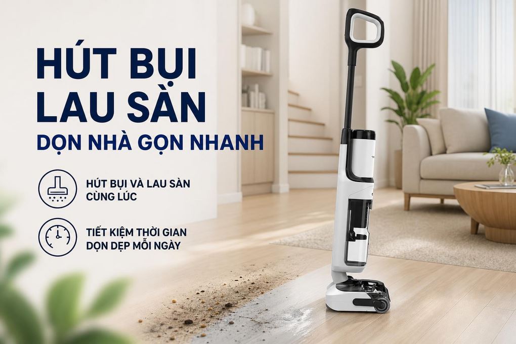 Máy hút bụi lau nhà Tineco Floor One S6 Stretch Max