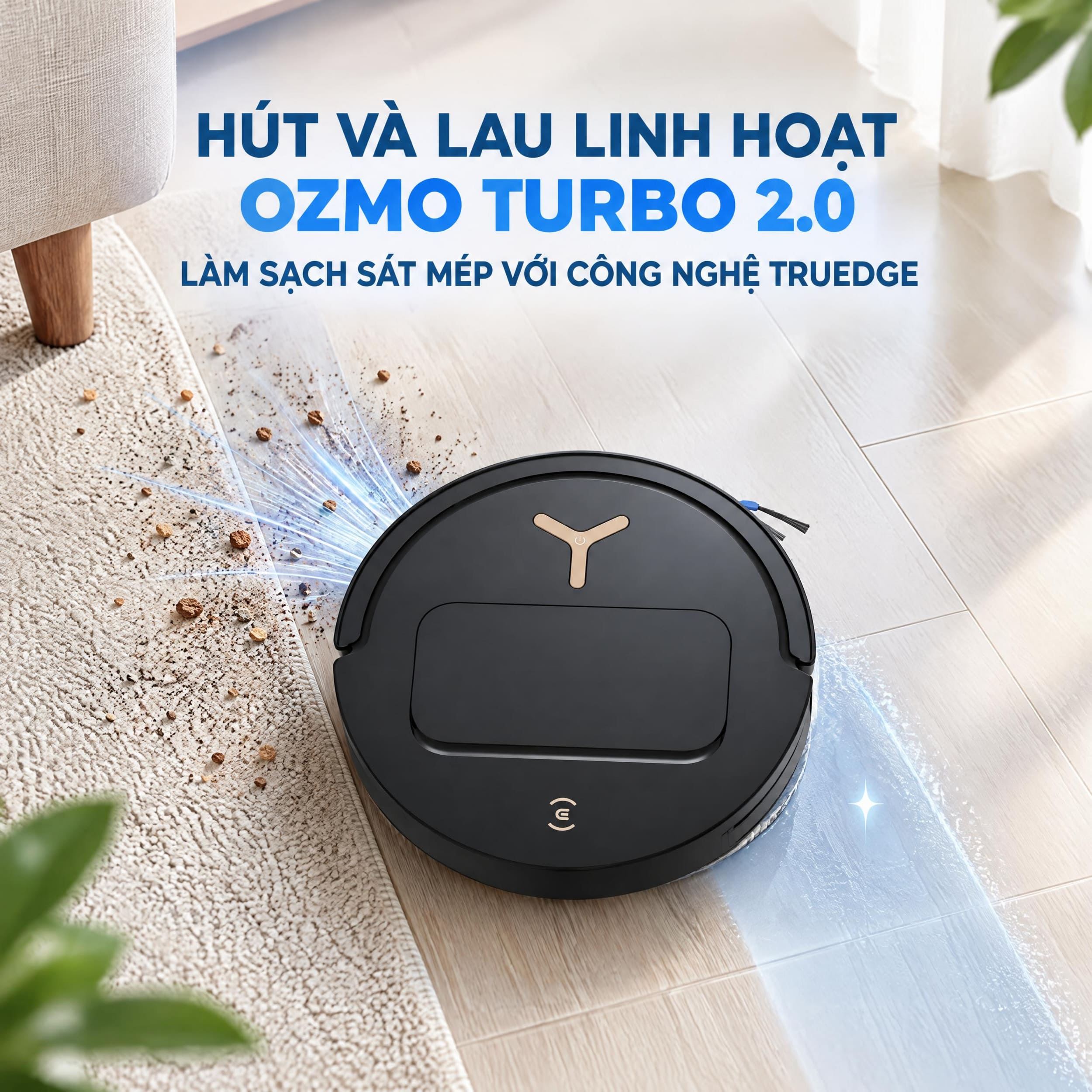 Robot hút bụi lau nhà Ecovacs T50S Pro Omni