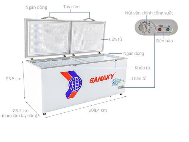 Tủ đông Sanaky VH8699HY3