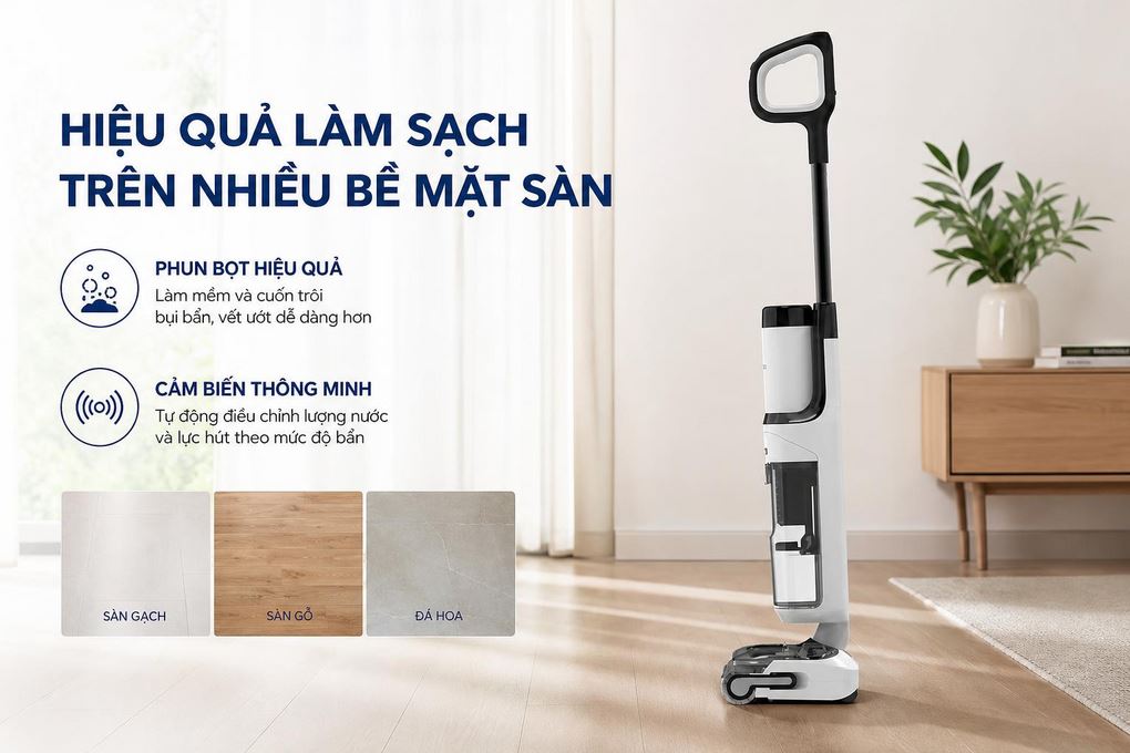 Máy hút bụi lau nhà Tineco Floor One S6 Stretch Max