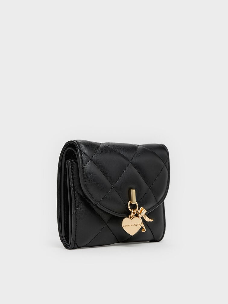 Arrietty Quilted Curved-Flap Wallet
