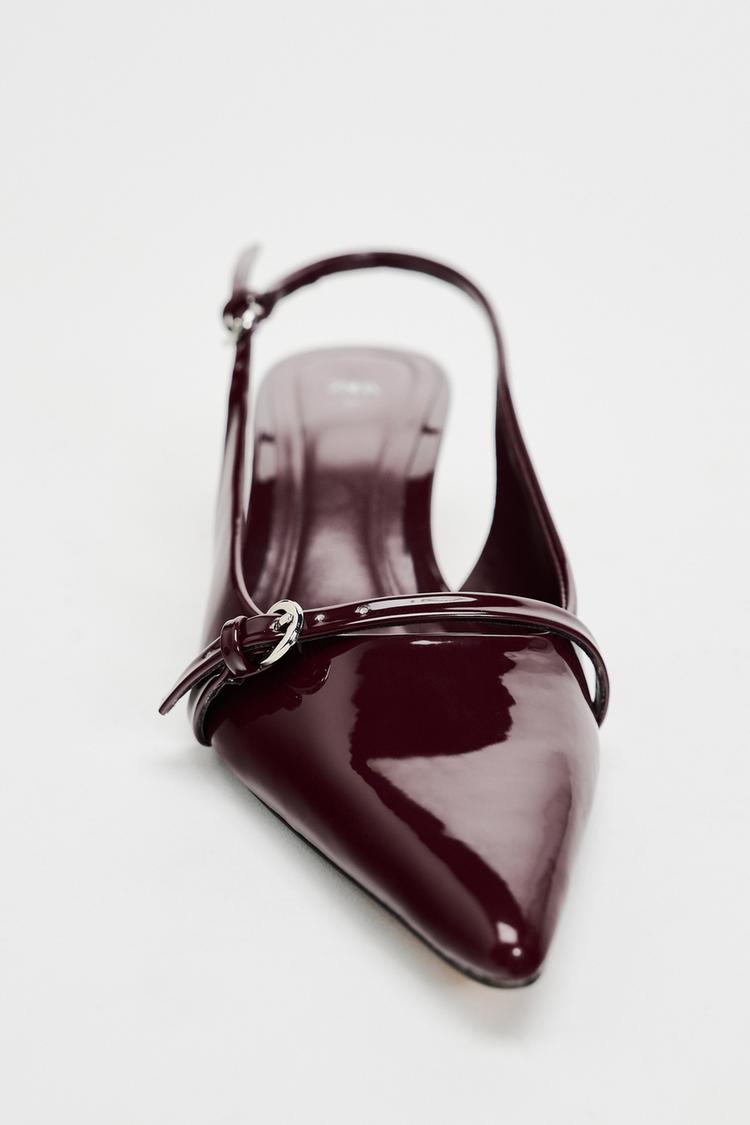 BUCKLE SLINGBACK SHOES