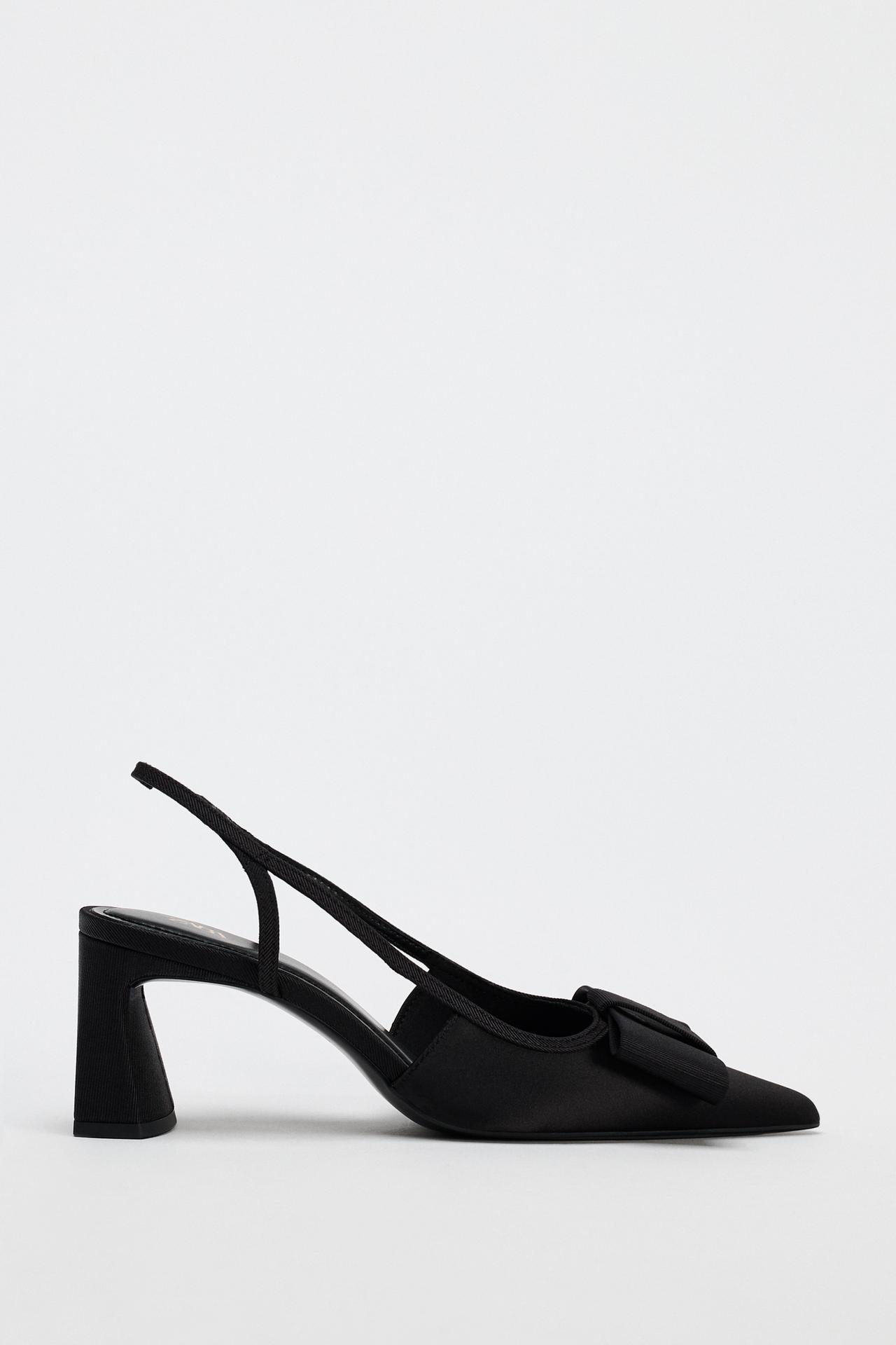SLINGBACK HEELS WITH BOW
