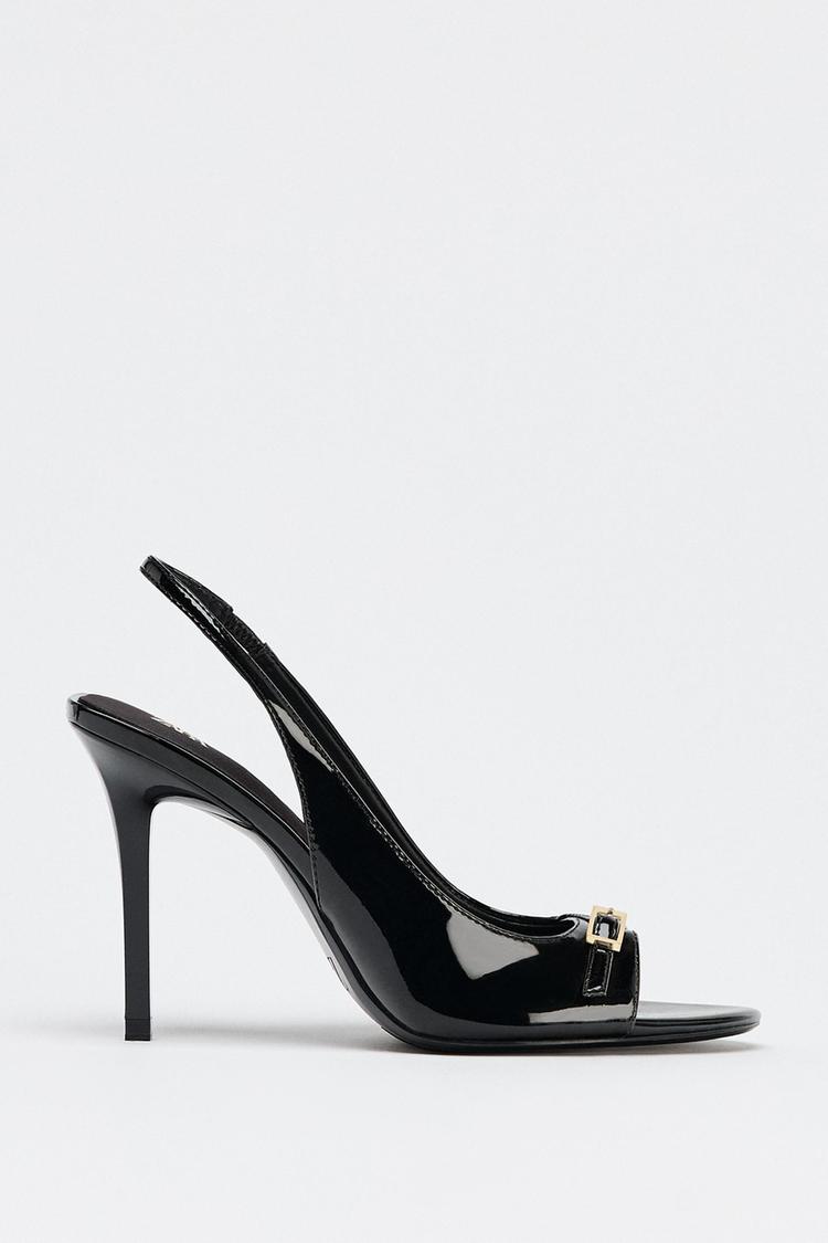 SUNʼIY LAK QOPLAMALI BALAND POSHALI SANDAL