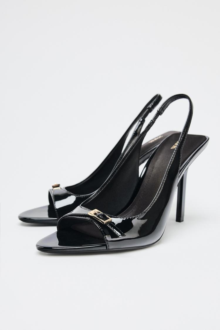 SUNʼIY LAK QOPLAMALI BALAND POSHALI SANDAL