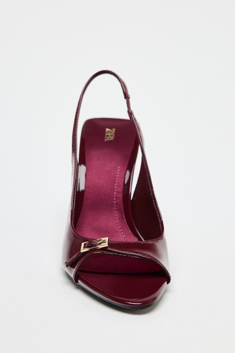 SUNʼIY LAK QOPLAMALI BALAND POSHALI SANDAL