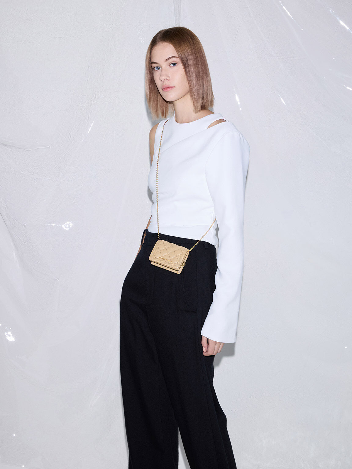 Micaela Quilted Card Holder